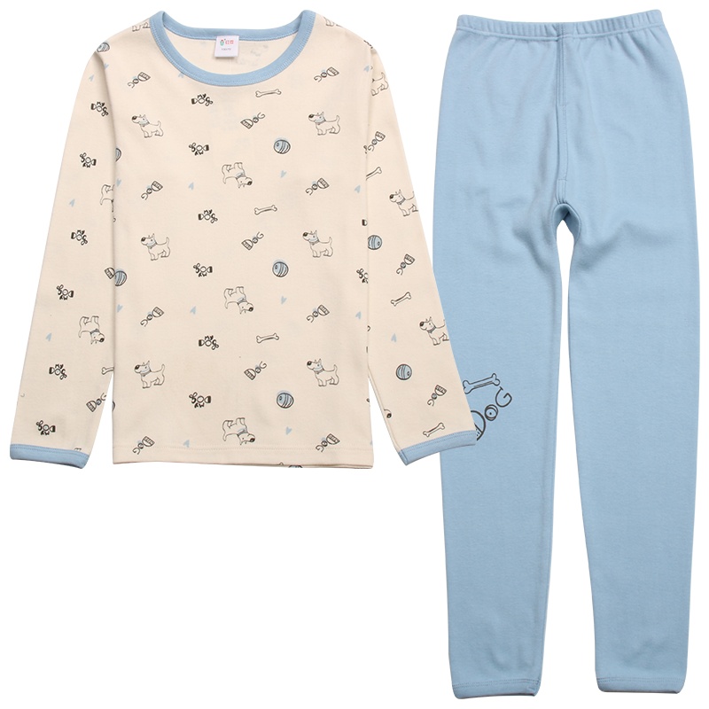 红豆（HODO）内衣套装100%棉舒适透气儿童内衣系列宝宝儿童内衣套装