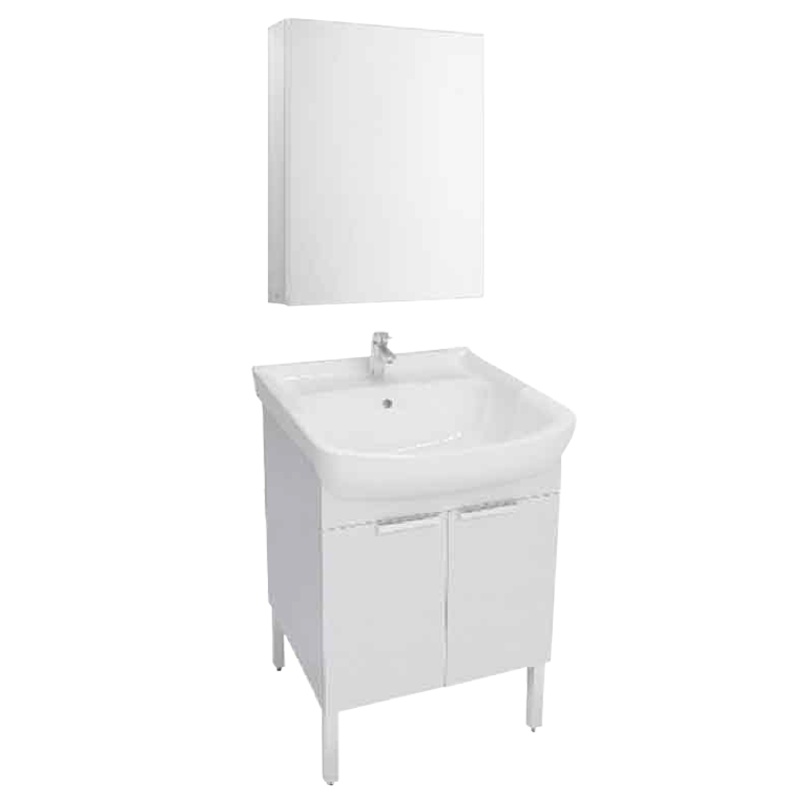 预售 美标卫浴品尚浴室柜WA59/70橡胶木落地浴室柜