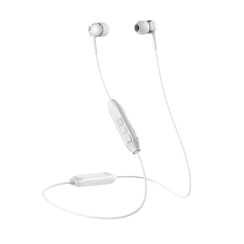 森海塞尔(Sennheiser) CX150BT 入耳式蓝牙挂脖耳机 三键线控耳麦 蓝牙5.0 白色