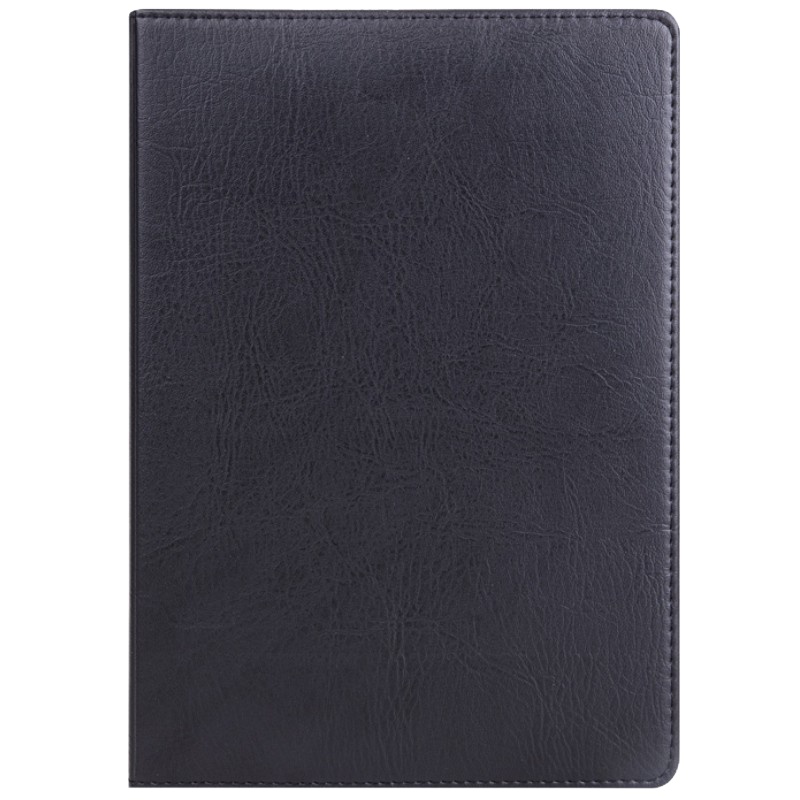 得力(deli)7902商务经典皮面本RS会议记事本工作记录笔记本子文具办公用品 黑色80页-32K