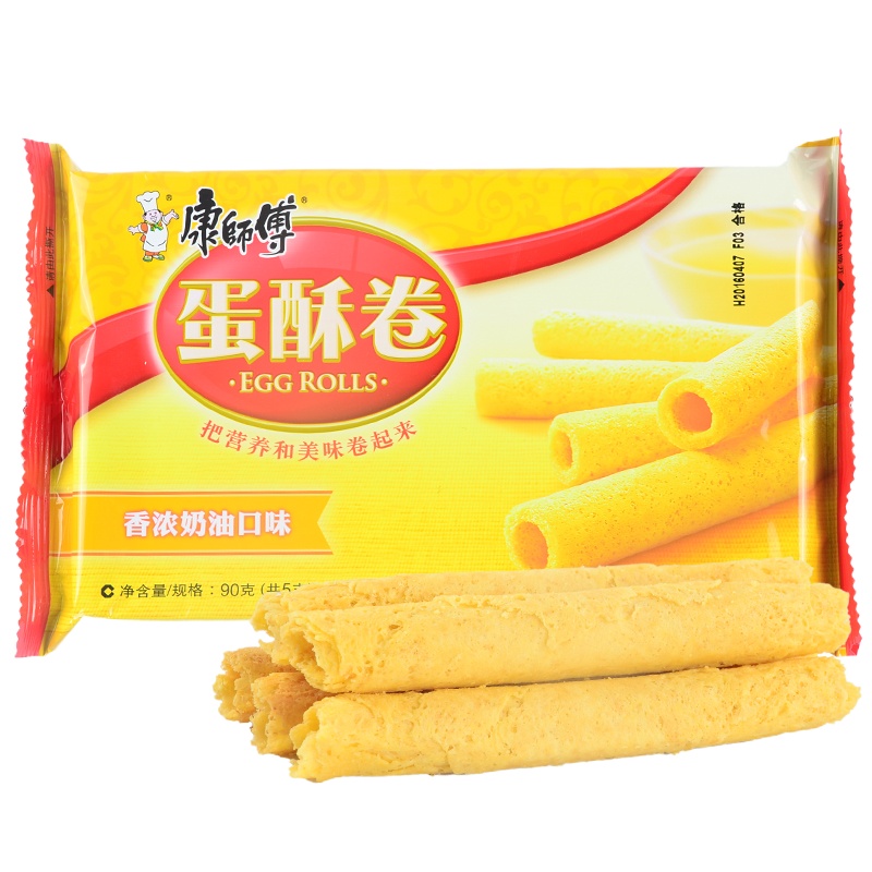 康师傅 蛋酥卷(牛奶特浓味)90g/袋