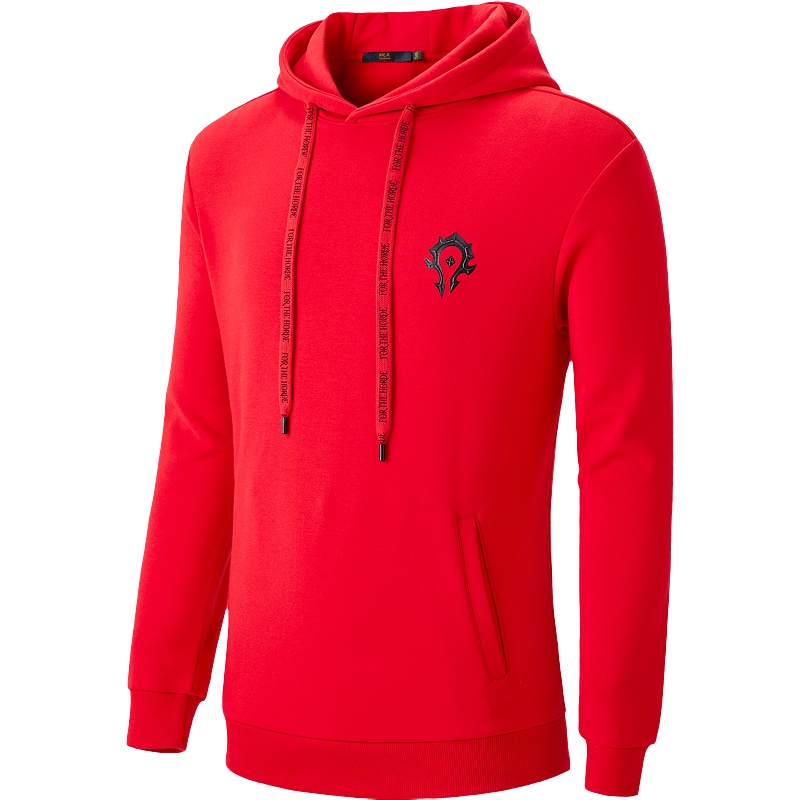 HLA海澜之家暴雪娱乐合作系列2019秋季魔兽部落徽标卫衣男HNZWJ3R226A