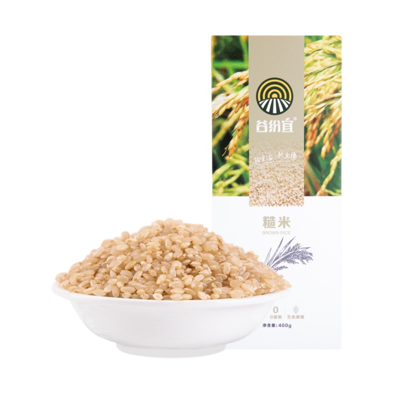 东北杂粮精品糙米400g(五谷粗粮 五谷粗米饭减脂饭 含胚芽大米粥米伴侣 真空包装)