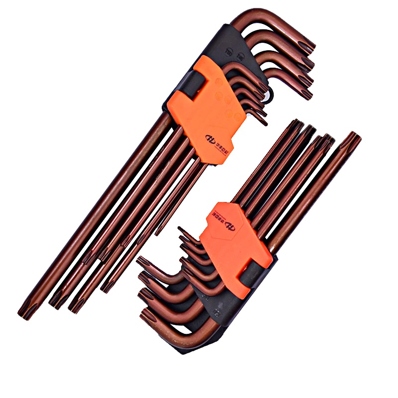 华丰巨箭(HUAFENG BIG ARROW)9件套镜面球头加长内六角扳手HF-8722409