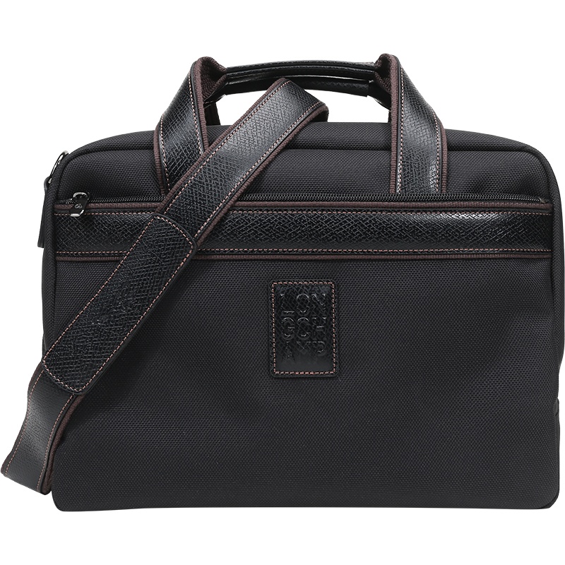 LONGCHAMP 珑骧 男士 BOXFORD系列织物手提单肩斜挎包公文包子母包 1658 080
