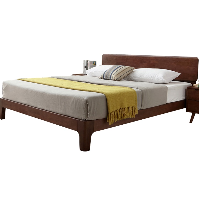 【理政】床 木质床 1.5米双人床 公寓卧室宿舍 简约现代 北欧风格 木质单人双人床