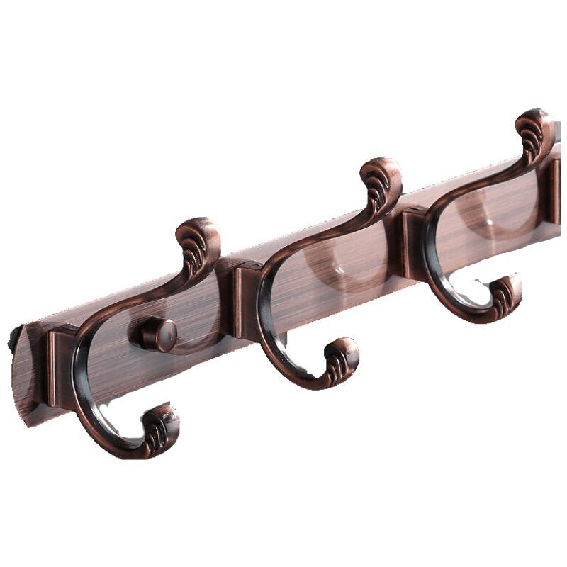 品牌直营> 五金挂钩排钩壁挂大衣钩毛巾挂钩衣服衣帽钩洗手间衣钩挂衣钩架子安心抵