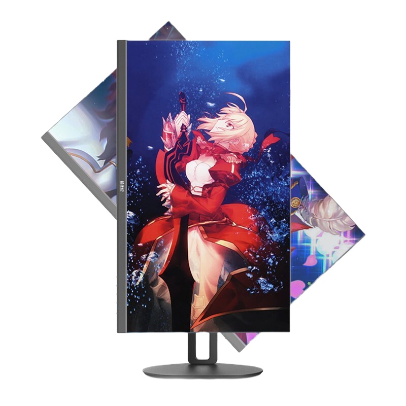 拾光纪BOE显示器27英寸IPS面板75Hz高清2K支持Type-C带智慧系统可旋转升降电脑屏SA27D0