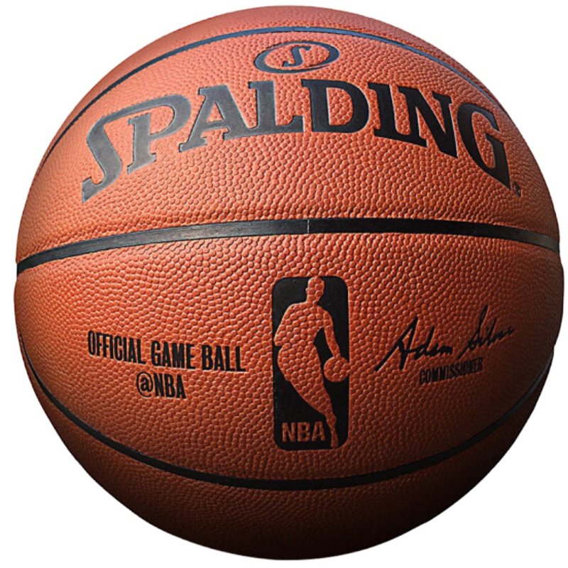 斯伯丁(SPALDING)NBA职业比赛用球室内牛皮篮球7号球74-569Y