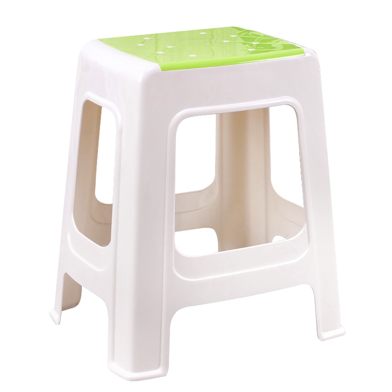匡大家用加厚塑料凳子客厅成人塑料椅子方凳餐桌高凳浴室KDD002