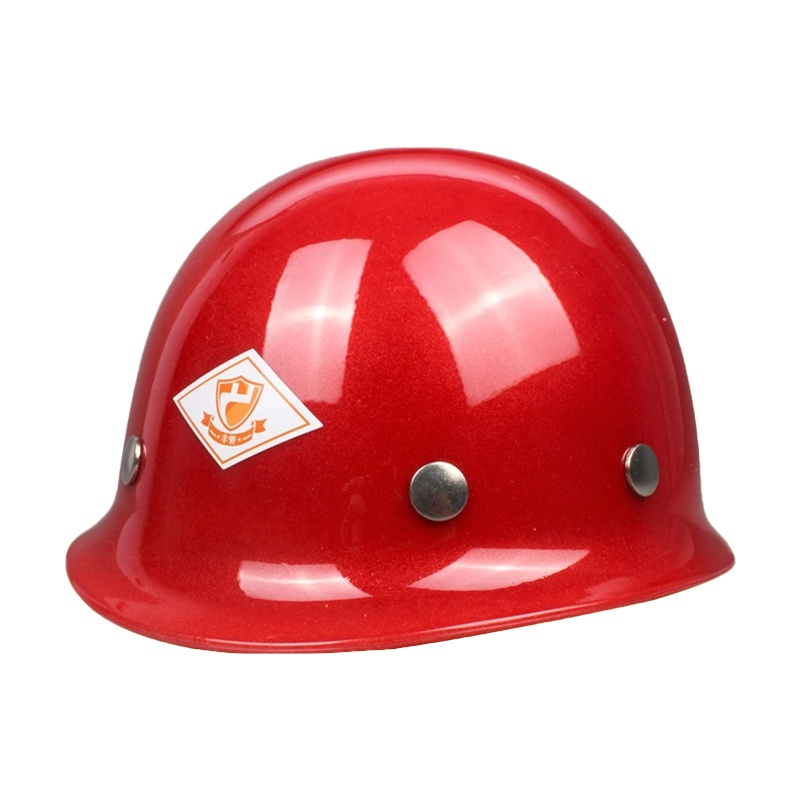 誉丰玻璃钢安全帽工地施工安全帽防砸耐磨抗冲击可印LOGO 50顶起订
