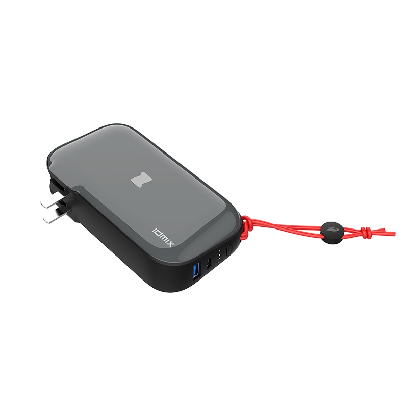 IDMIX旅行充自带插头充电宝充电器三合一笔记本PD快充无线充电宝
