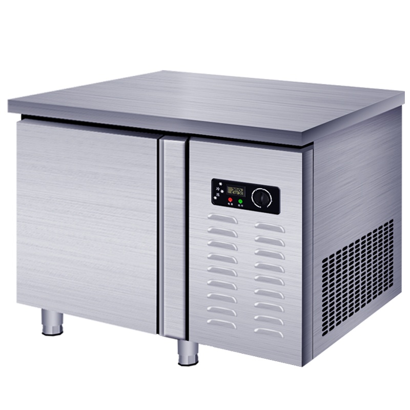 昌禾(changhe)商用厨房冷藏工作台保鲜操作台不锈钢工作台卧式冰箱铜管工作台 1.0*0.6*0.8全冷藏(铜管)