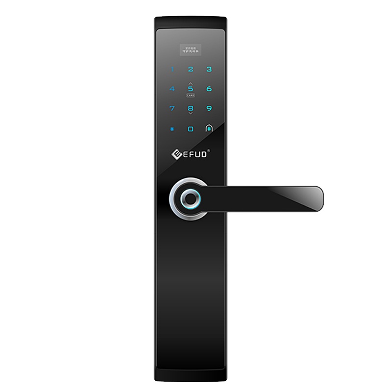 爱而福德(EFUD)E6智能门锁指纹锁密码锁家用全自动智能门锁指纹锁密码锁防盗门锁电子锁香槟金