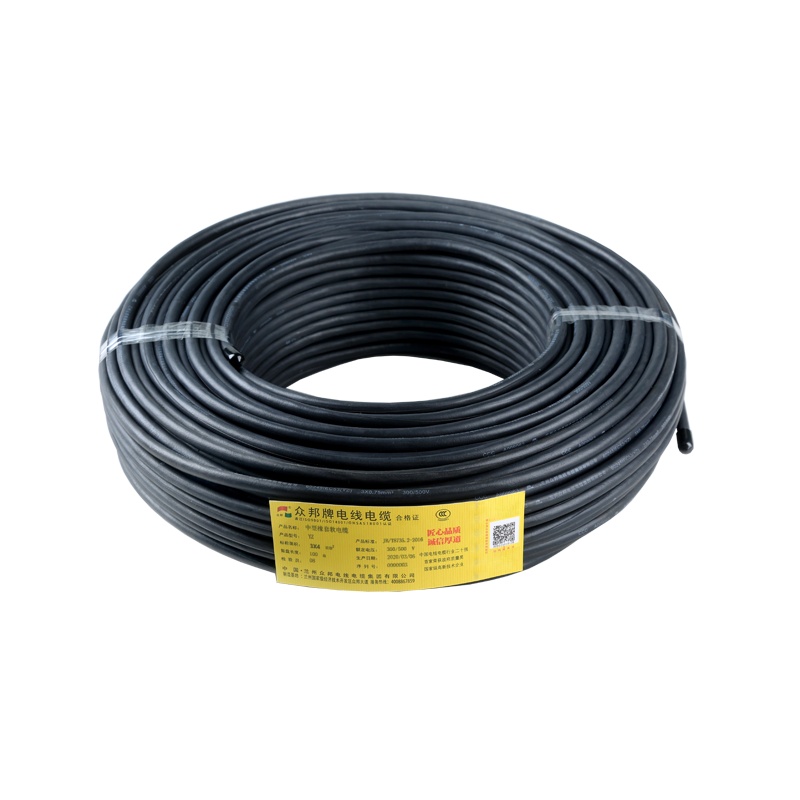 众邦电线电缆 YZ 2/3/4芯 1.5/2.5/4/6平方 国标铜芯橡套软电缆 户外电源线