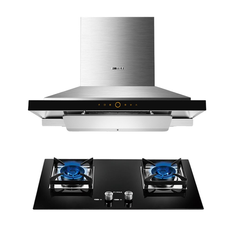 方太(FOTILE)油烟机 抽油烟机燃气灶 油烟机灶具套装 自动升降欧式云魔方4.5kw灶EM72T.S+TH2B