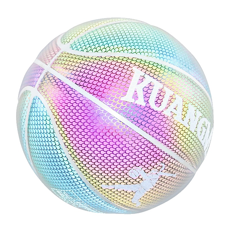 狂迷发光篮球荧光彩色耐磨防滑通用室内外酷炫7号篮球