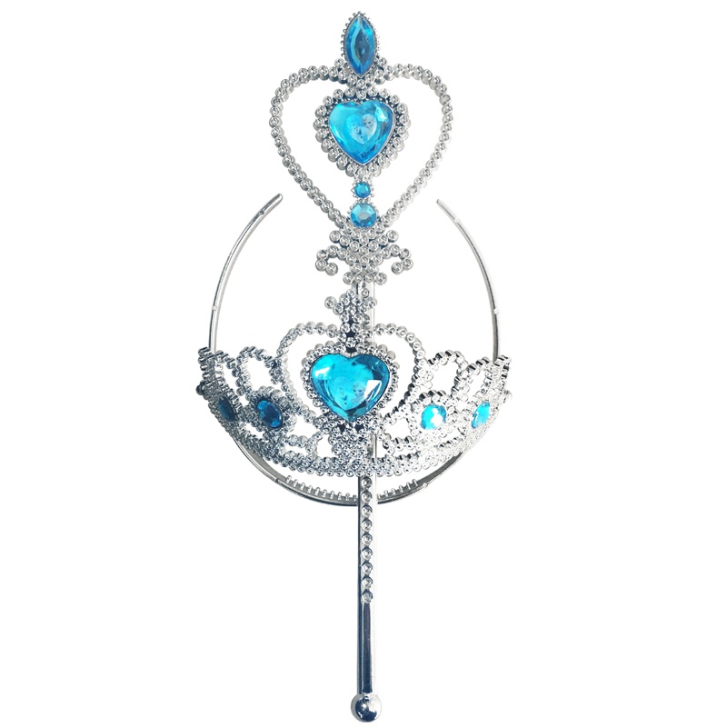 迪士尼disney 儿童首饰皇冠手杖 套装配饰