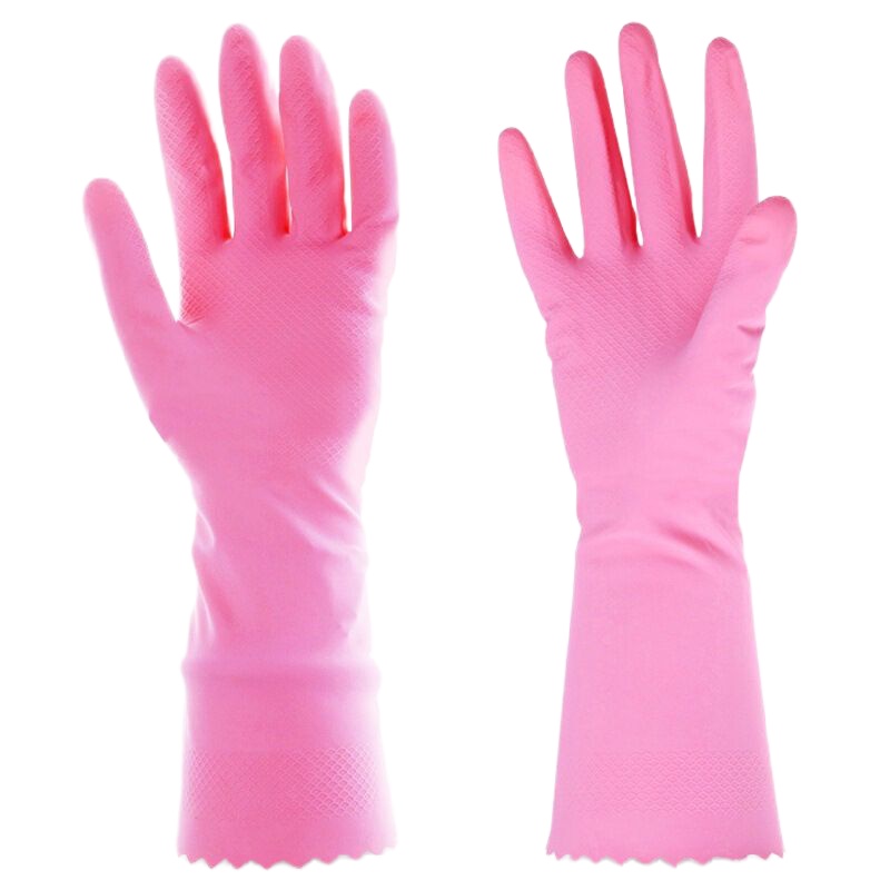 3M 胶皮手套 洗碗洗衣服家庭清洁防滑耐用防水胶皮手套 (500g)