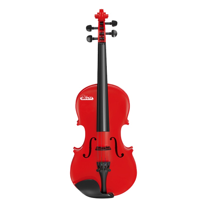 宝丽 梦之弦音-小提琴 儿童真弦可弹奏音乐小提琴乐器女孩男孩玩具真弦的音乐玩具 1707 红色