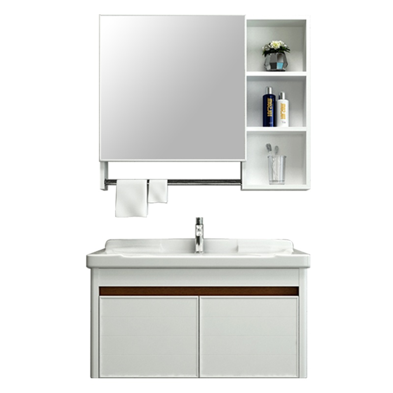 四季沐歌(MICOE)卫浴浴室柜套装 浴室镜卫生间浴室洗漱台面盆洗手盆洗脸盆组合储物收纳卫浴柜 浴室柜组合套装