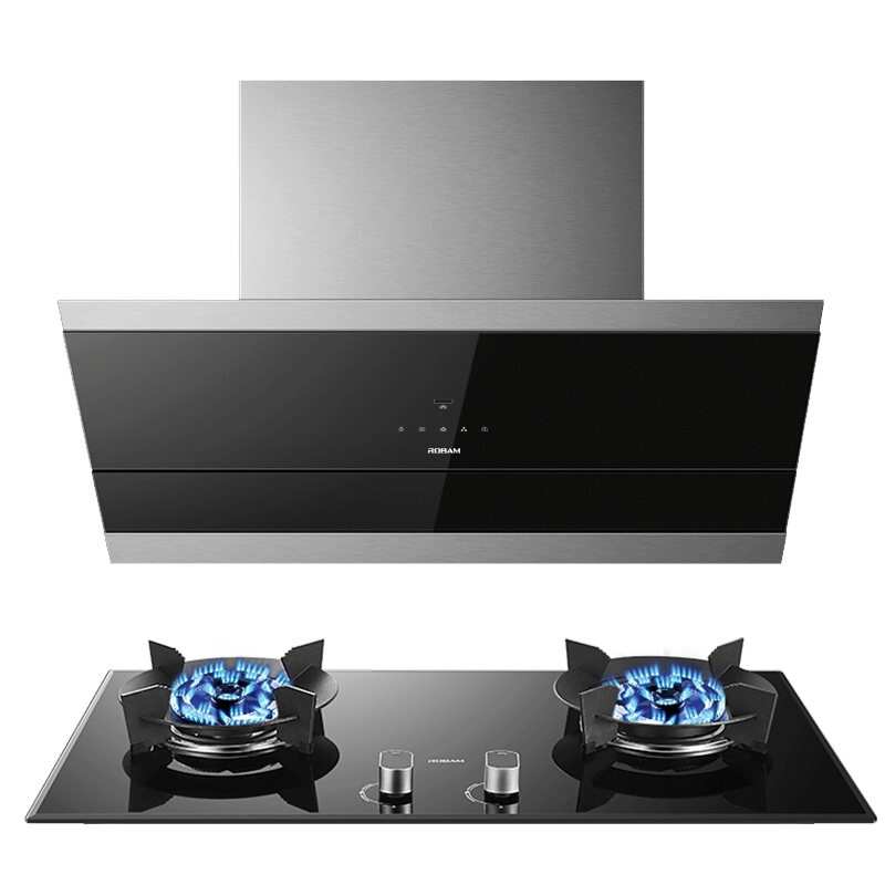 老板(ROBAM)烟灶套餐 侧吸式油烟机灶具套餐 烟灶套装 厨电套装 22m³吸烟机灶具套装28A0+57B0(天然气)