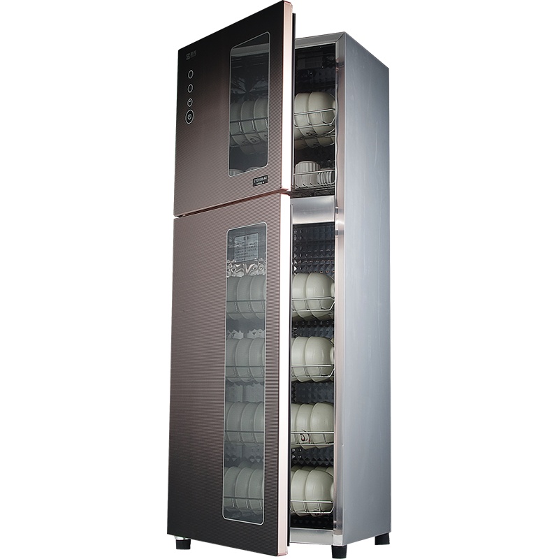 圣托(Shentop)高温红外线臭氧消毒柜 不锈钢大容量耐用 家用商用立式厨房消毒碗柜 ZTD188-A4