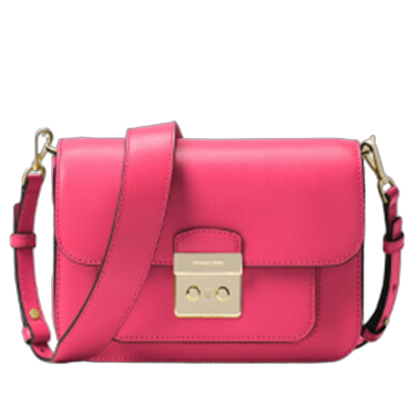 [直营]迈克·科尔斯(MICHAEL KORS) 牛皮 MK SloanEditor大号 软牛皮搭扣女包 单肩包斜挎包