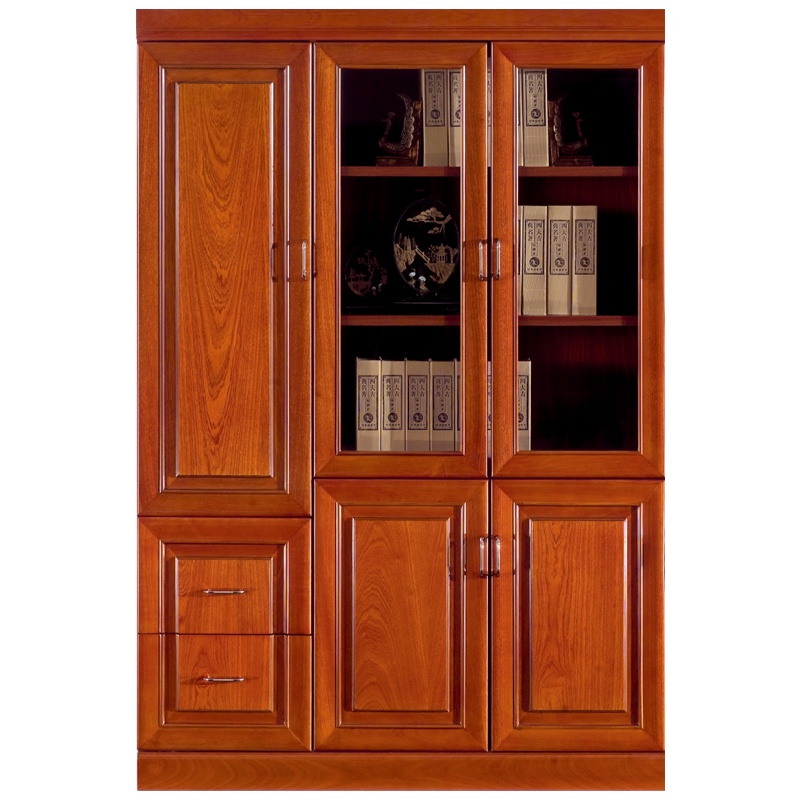 首指(SZ)木质文件柜/办公柜/三门书柜E-8103左木门