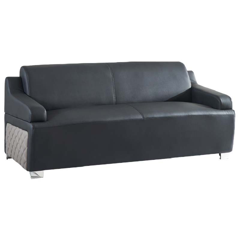 创世人 办公家具办公沙发会客接待沙发商务沙发简约办公室沙发三人位