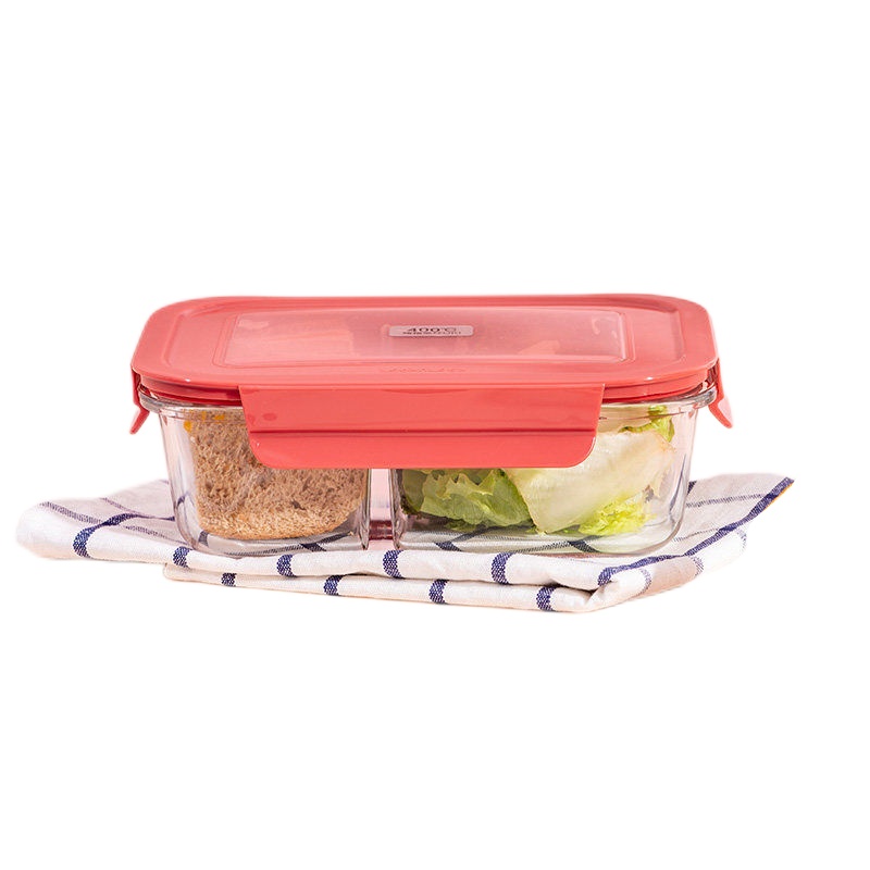 乐扣乐扣保鲜盒玻璃饭盒微波炉专用微波炉加热饭盒便当盒食品级