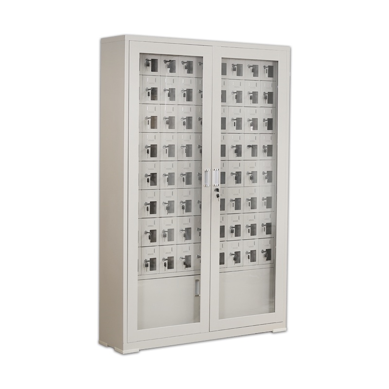 振奥 钢制手机充电柜存放柜 单位员工手机保管柜 72门手机存放柜带外门