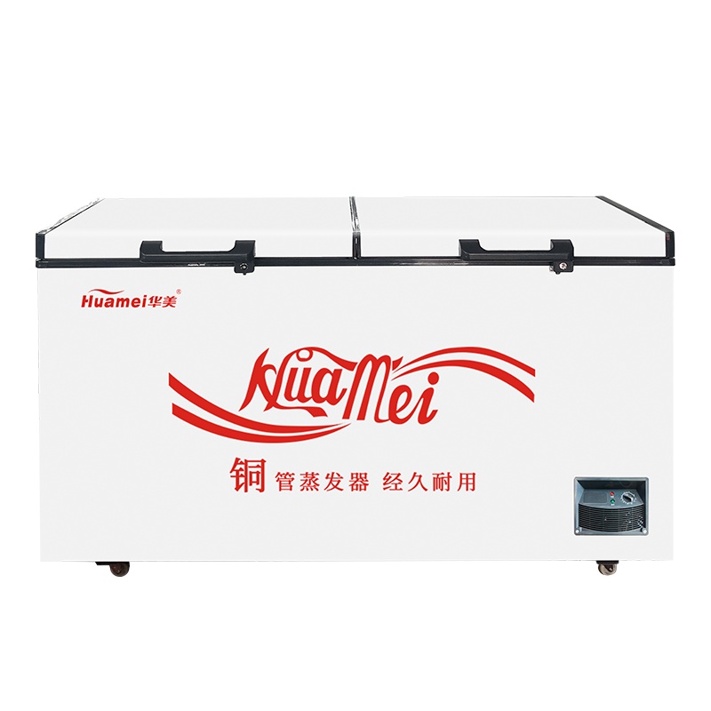 华美(Huamei)BC/BD-518升厨房商用保鲜设备顶开门冰柜 冷藏冷冻转换 节能单温冰箱 家用商用卧式冷柜展示柜