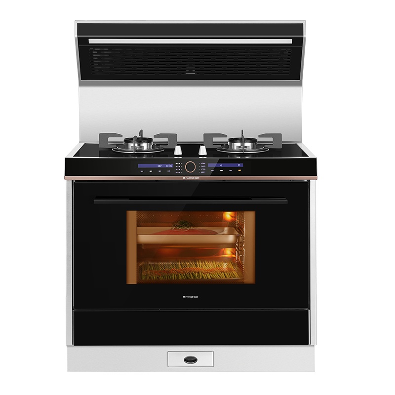 火星人(marssenger)Q3C集成灶 侧吸下排家用蒸烤一体集成灶套餐一体灶正品 天然气