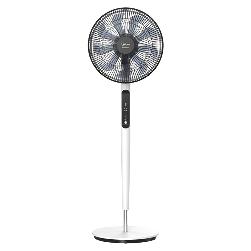 美的电风扇家用落地扇立式风扇转页扇空气循环立式9叶变频温控遥控电扇FSD35XBR