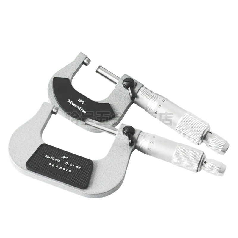 广陆(guanglu)外径千分尺 螺旋测微仪器 镶合金 不锈钢材质 200-225mm_0.01mm