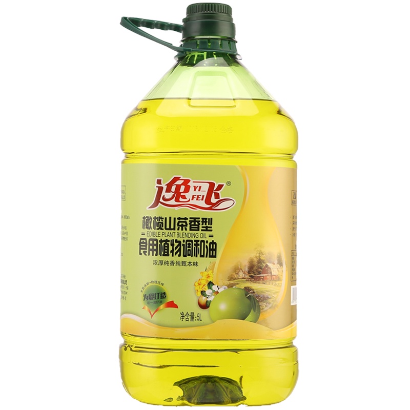 逸飞 橄榄山茶油食用调和油5L食用油