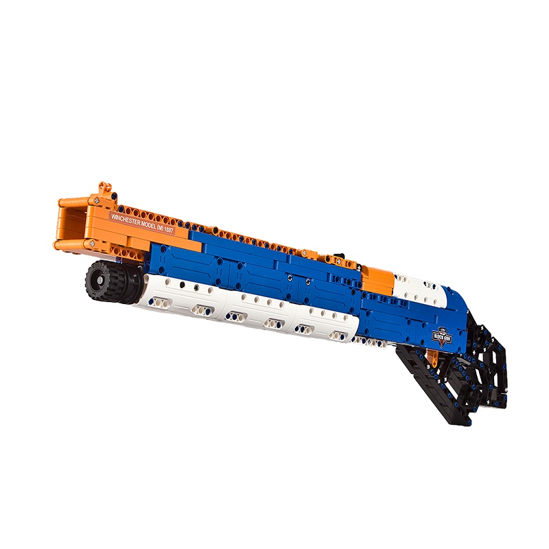 双鹰吃鸡积木枪拼装玩具益智6 7 8 10岁男孩儿童绝地求生积木军事C81004