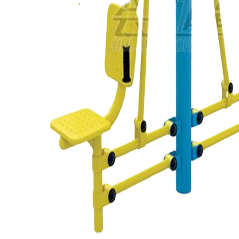 坐推坐拉器高温固化表面光滑抗紫外光能力强色彩鲜艳不易脱落耐腐蚀喷涂设备采用静电粉末喷涂装置