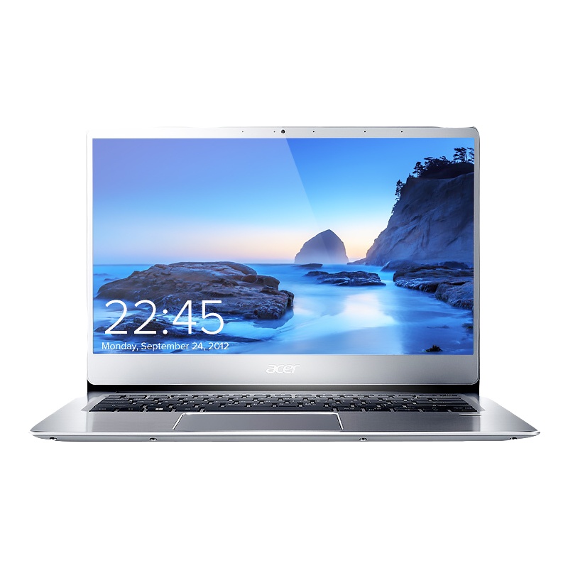 宏碁(Acer)蜂鸟Swift3 SF314 14.0英寸全金属超轻薄本窄边框游戏笔记本电脑(四核i5-8265U 8G 256GB固态 IPS屏银红两色可选) 定制
