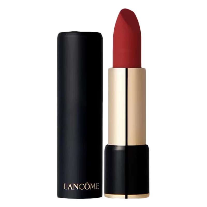 兰蔻(LANCOME)菁纯雾面哑光唇膏女士口红3.4g 196朱砂橘/胡萝卜色