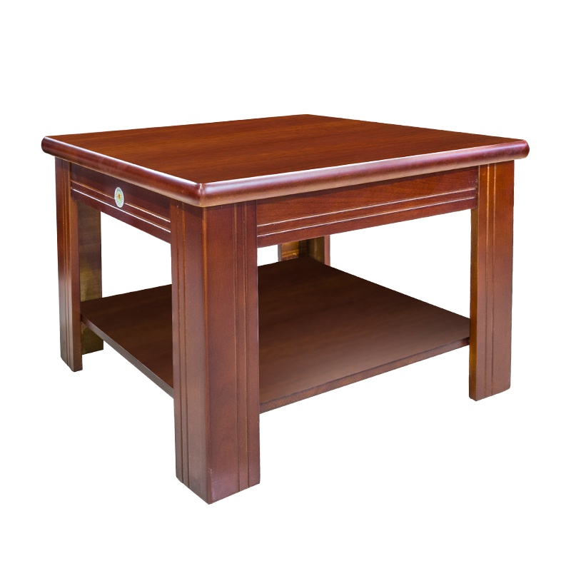 【硕辉】ZC-JS7070茶几 实木 环保油漆 小方几 700*700*450mm