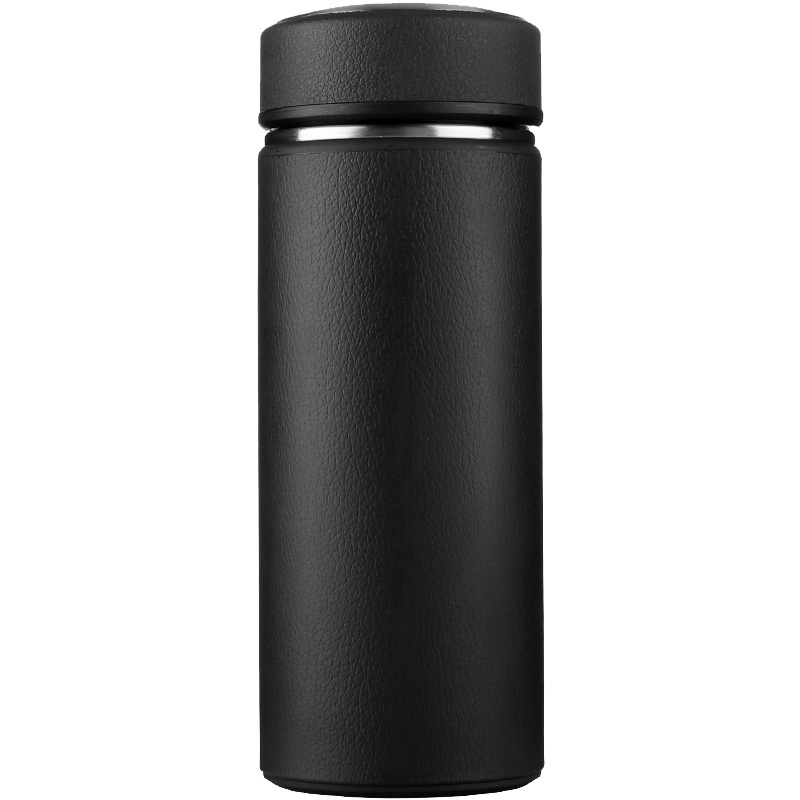 万象保温杯 不锈钢茶水杯男士带过滤网茶漏泡茶杯子350ML/H16