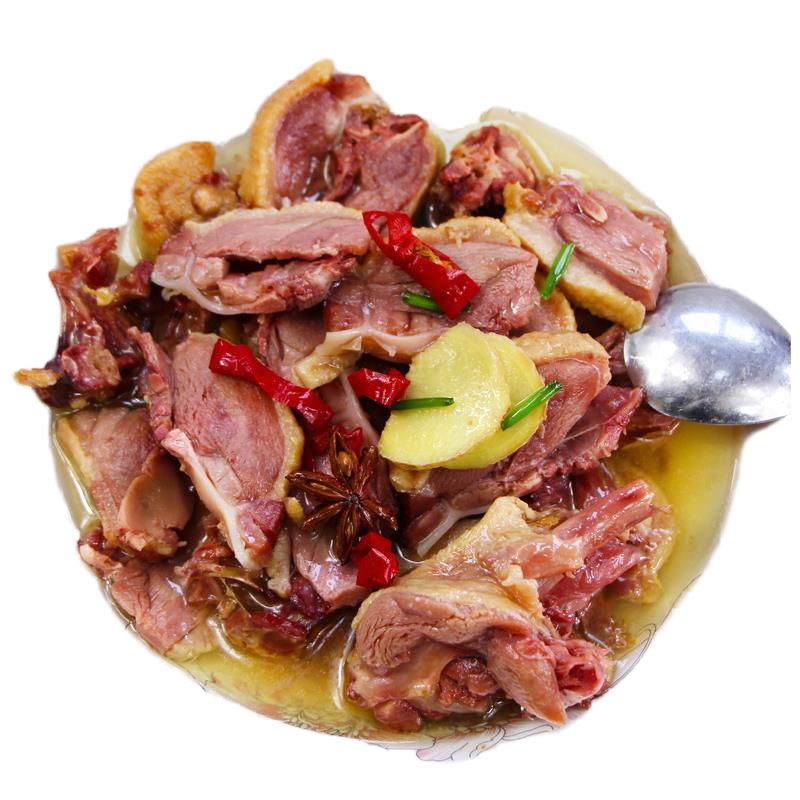 腊鸭腿风干咸鸭腿腊肉腊肠腊味农家特产板鸭腿自制 5斤腊鸭腿[真空袋装]