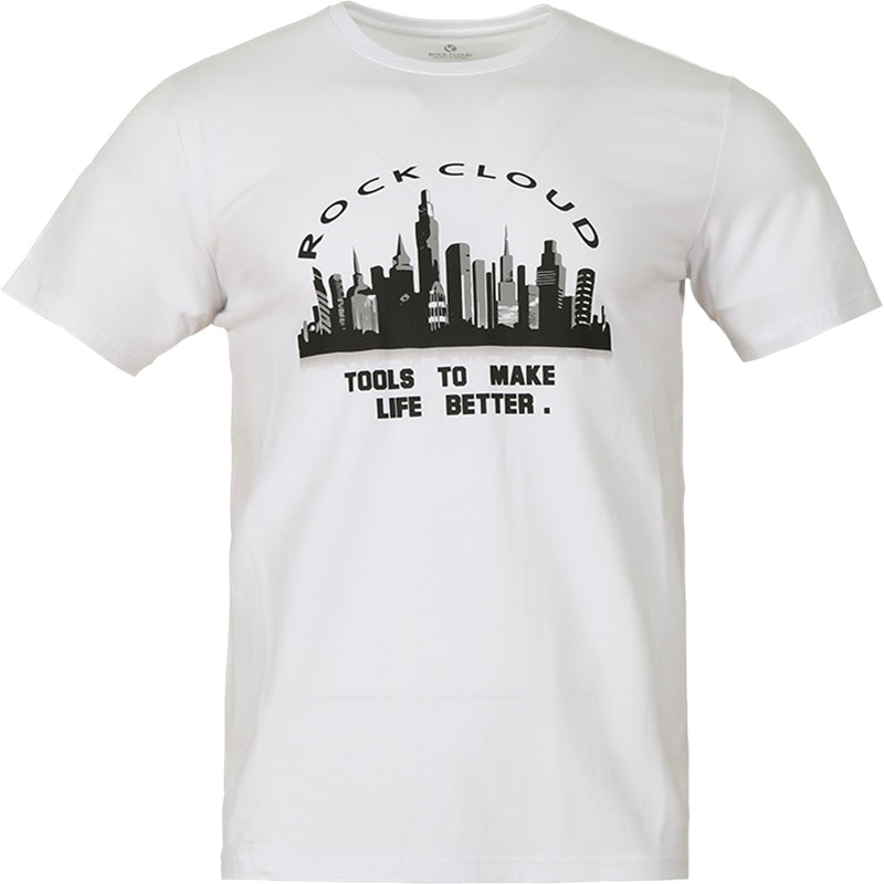 岩云/RockCloud透气男士棉质圆领T恤