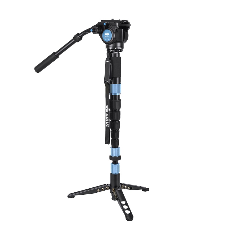 思锐（SIRUI）P426SR+VH10 独脚架液压云台套装单反相机摄影便携碳纤维独角架 单脚架