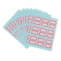 [精选]得力 7191 自粘性胶贴口取纸 25x30mmx9枚/张 (5本价格)[XC]