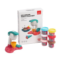 babycare玩具超轻粘土彩泥太空橡皮泥儿童手工黏土diy材料玩具盒6色彩泥+冰激淋