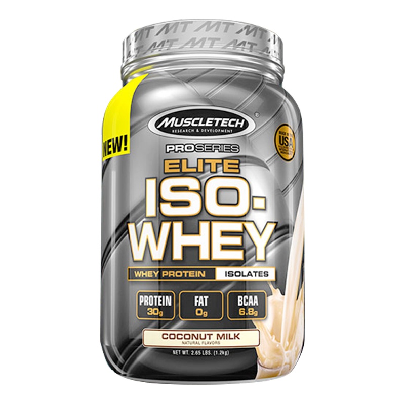 muscletech肌肉科技精英分离乳清蛋白质粉增健肌健身0脂低糖whey蛋白