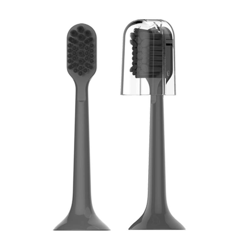 舒客(Saky)牙刷头 G24系列适配美国杜邦软毛刷 黑色2支装